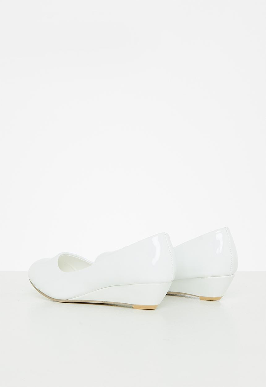 Pop Candy - Girls wedge - white