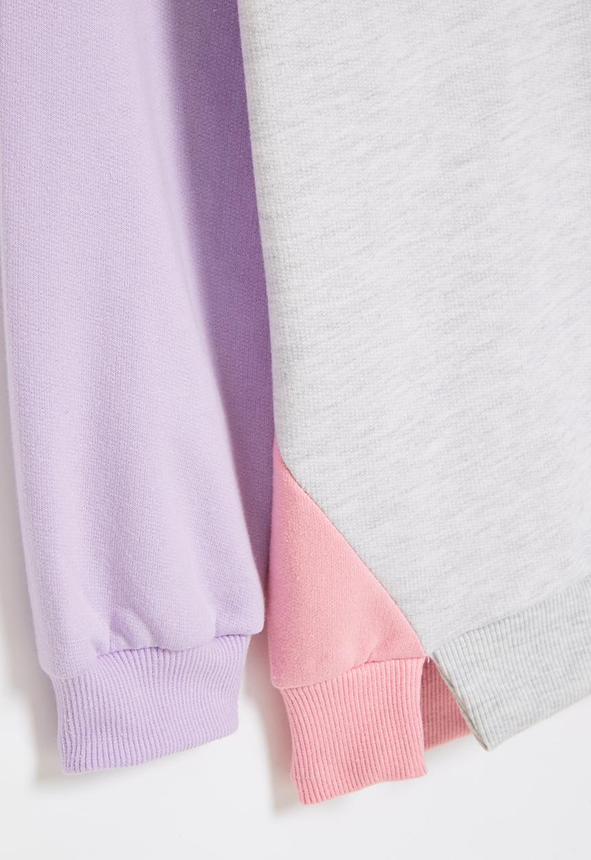 Superbalist - Colour block sweat top - multi 