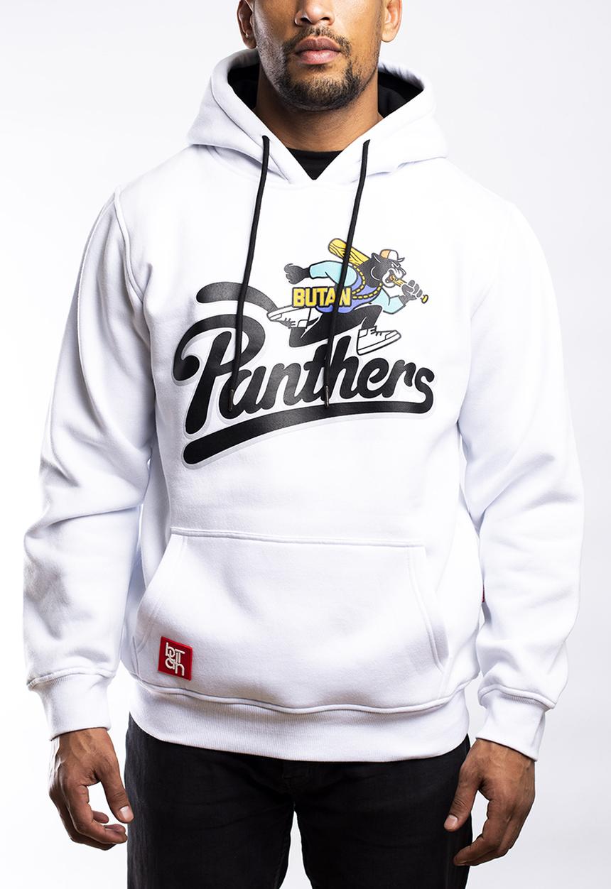 Butan - Panthers mascot hoodie - white