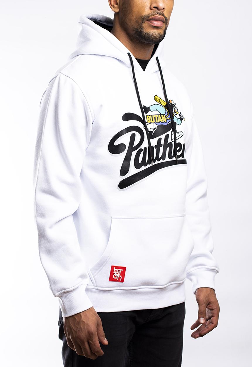 Butan - Panthers mascot hoodie - white