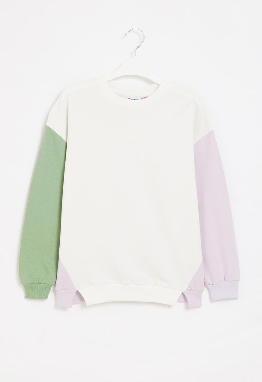 Superbalist - Colour block sweat top - multi 