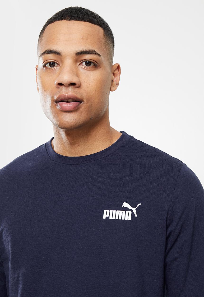 PUMA - Essential Small Logo long sleeve Tee - Navy