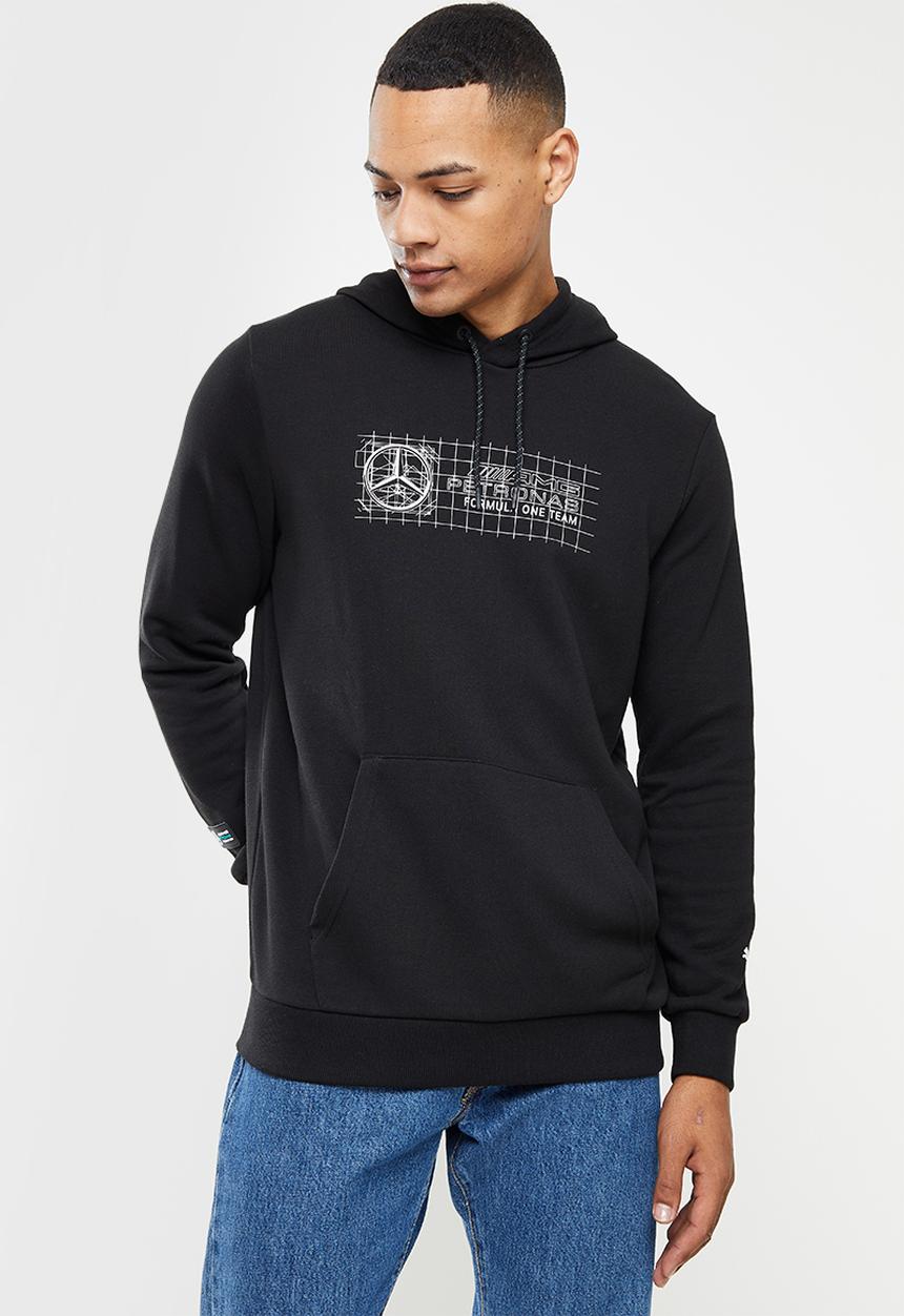 PUMA - Mercedes F1 Logo+  Hoodie - Black