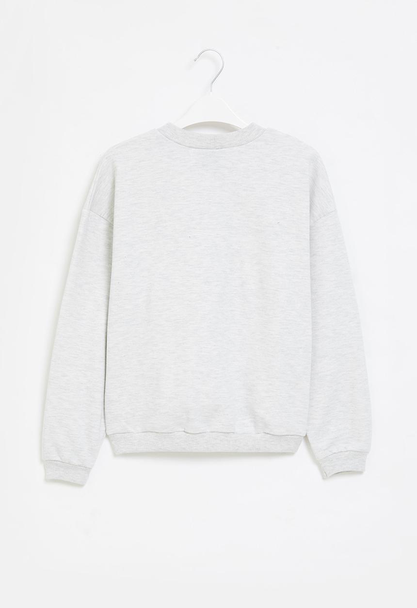 Rebel Republic - Printed sweat top - mauve & grey 