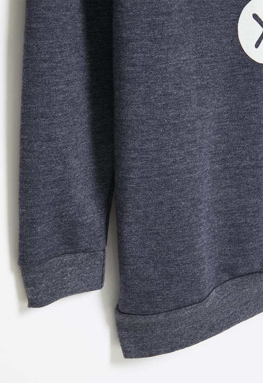 Rebel Republic - Boys crew graphic sweatshirt - navy