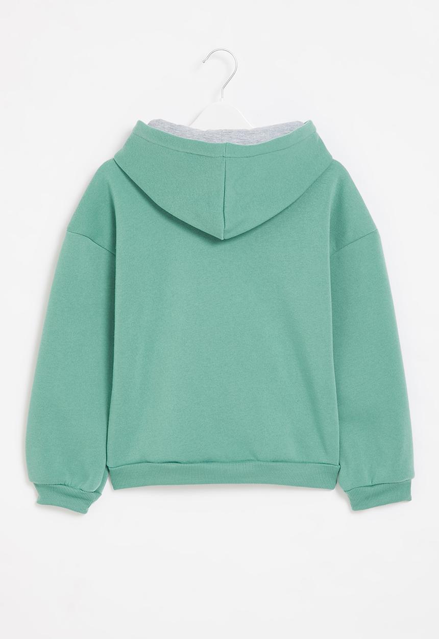 Superbalist Kids - Zip through hoodie - teal