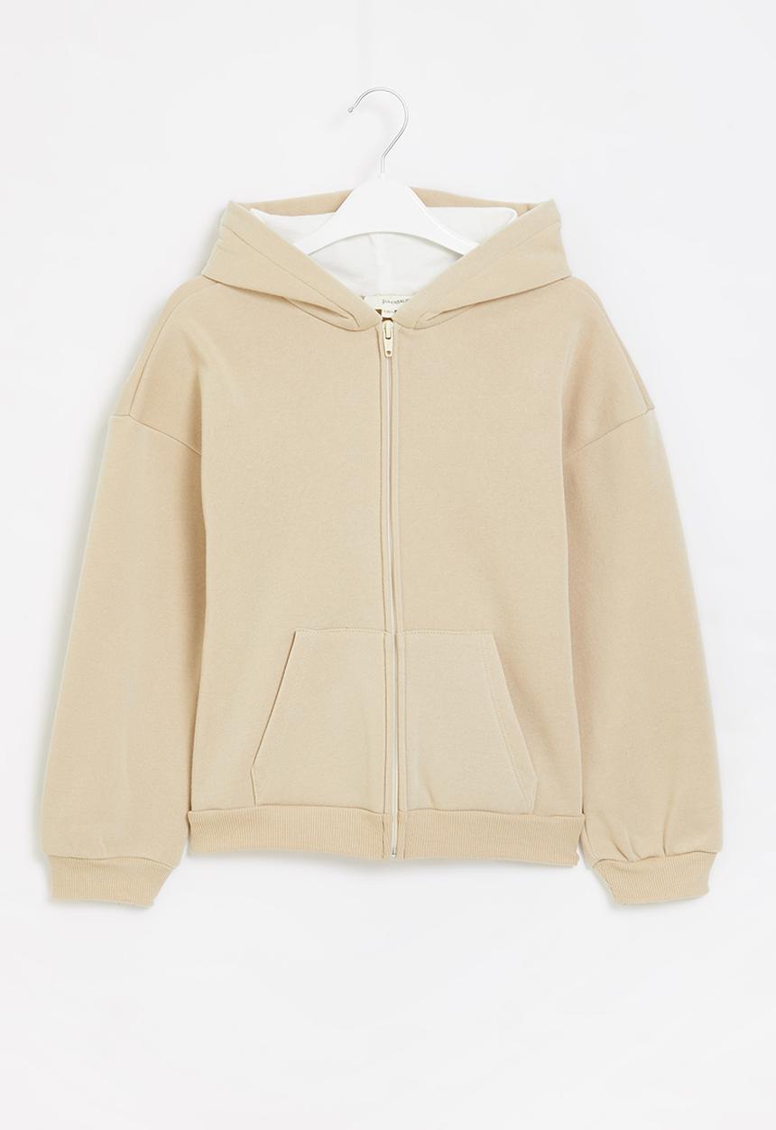 Superbalist Kids - Zip through hoodie - beige