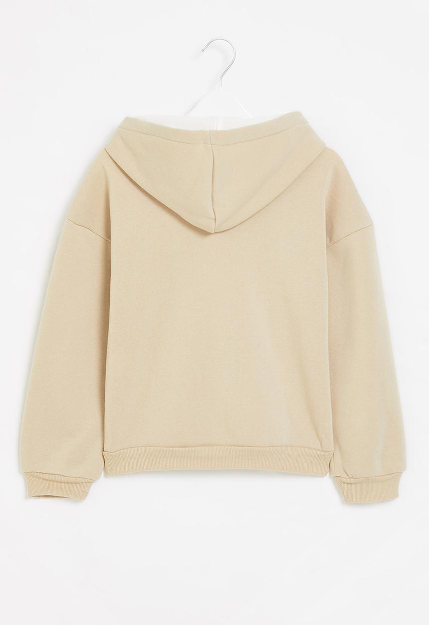 Superbalist Kids - Zip through hoodie - beige