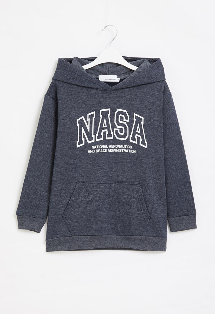 Superbalist - Boys nasa hoodie - navy