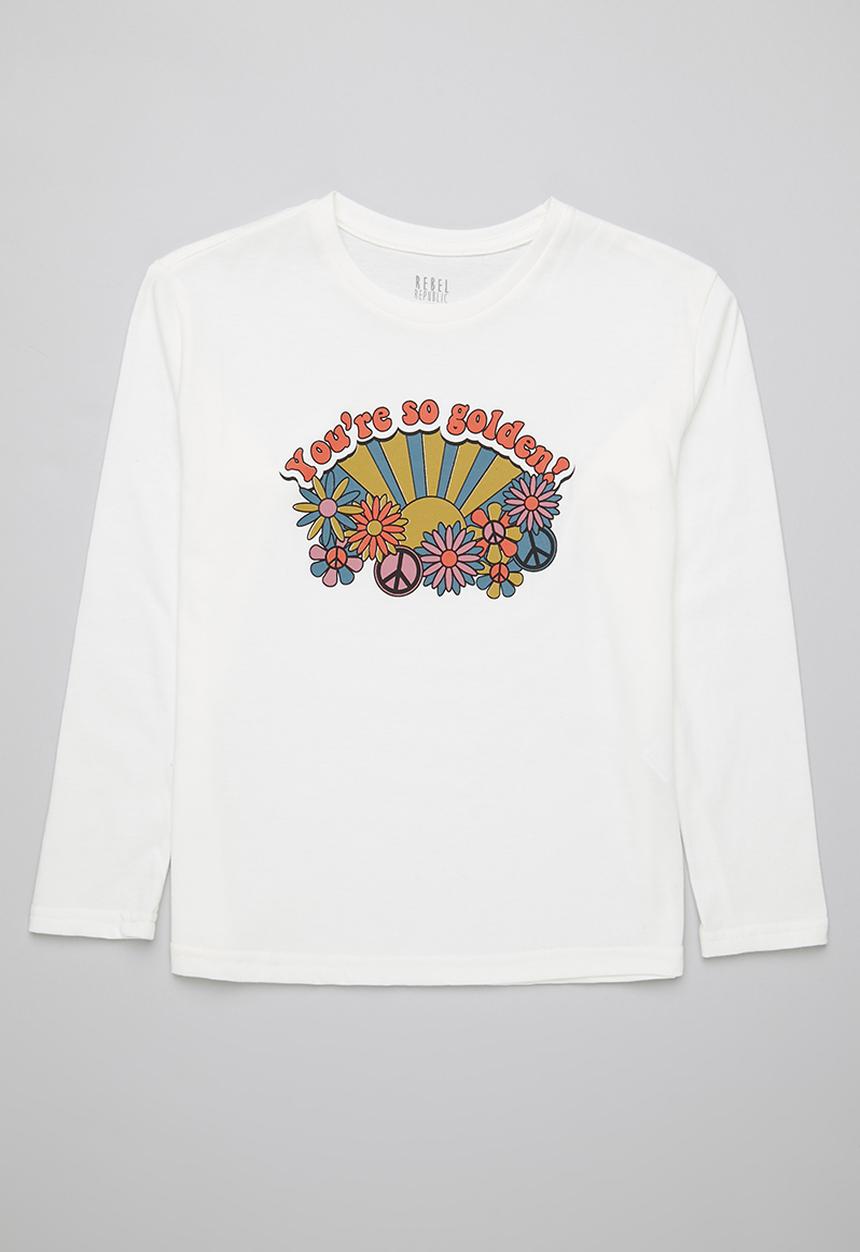 Rebel Republic - Graphic tee - milk