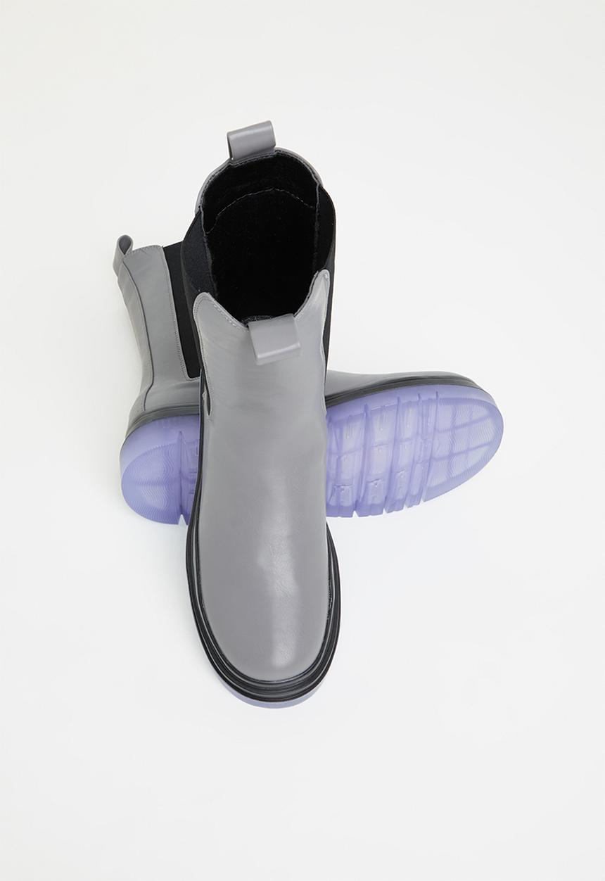 Public Desire - Winter chelsea boot - grey 