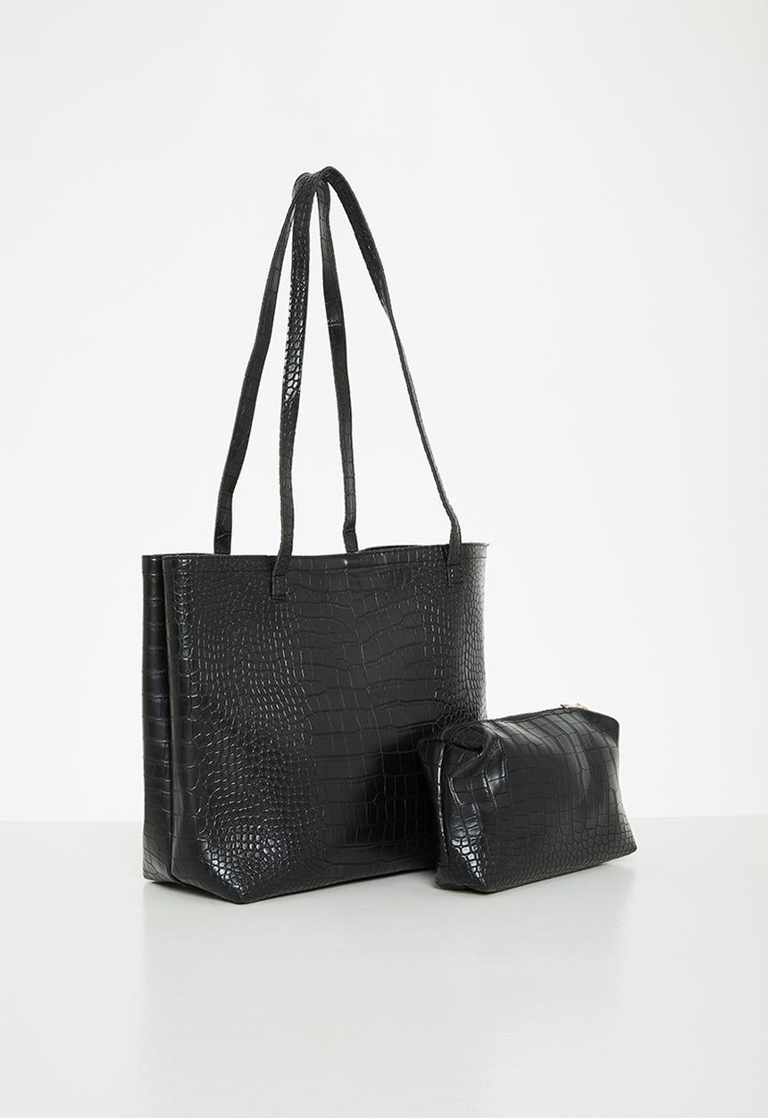 edit - Monet tote bag - black
