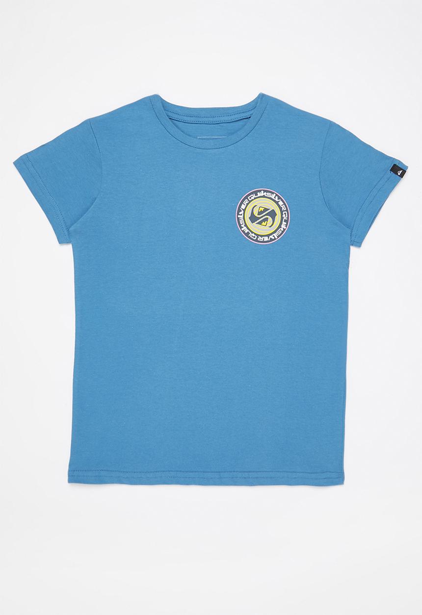 Quiksilver - Circle game yth short sleeve - vallarta blue