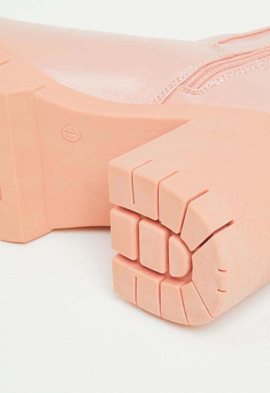 Public Desire - Obstacle ankle boot - pink pu