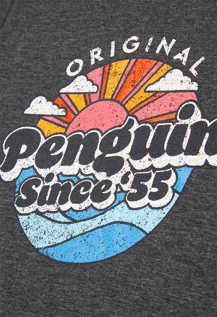Original Penguin - Circle rays tee - grey