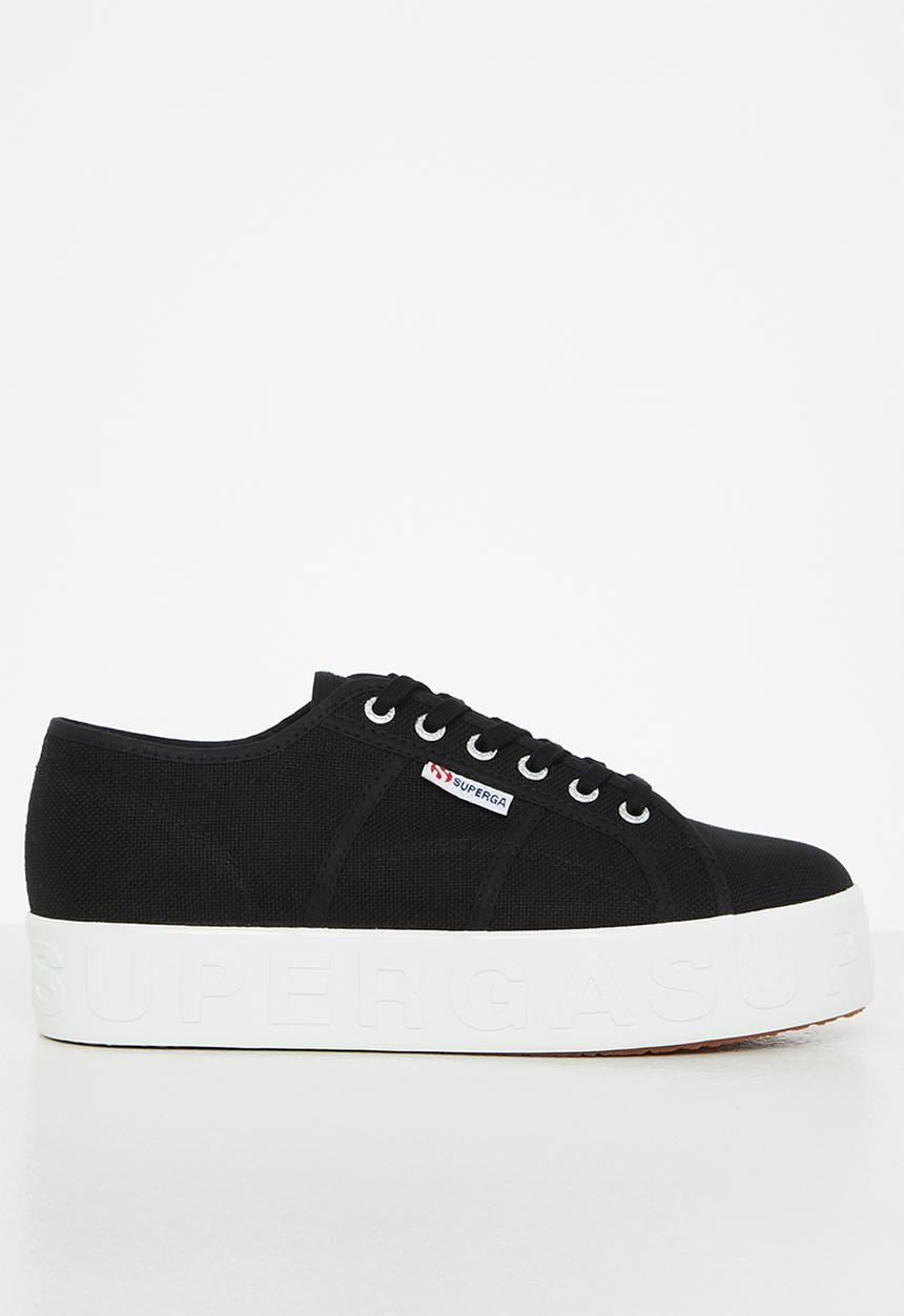 SUPERGA - 2790 shiny 3d lettering - 999 black