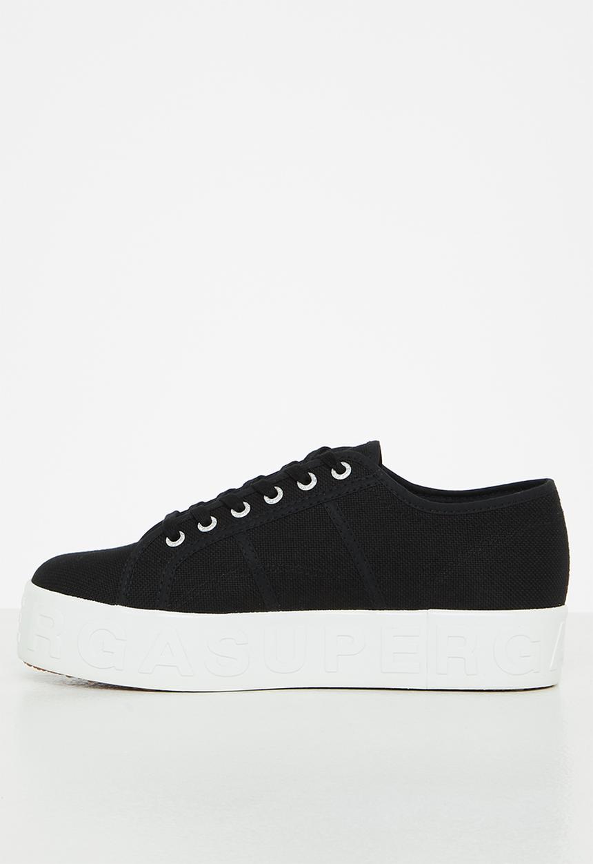 SUPERGA - 2790 shiny 3d lettering - 999 black