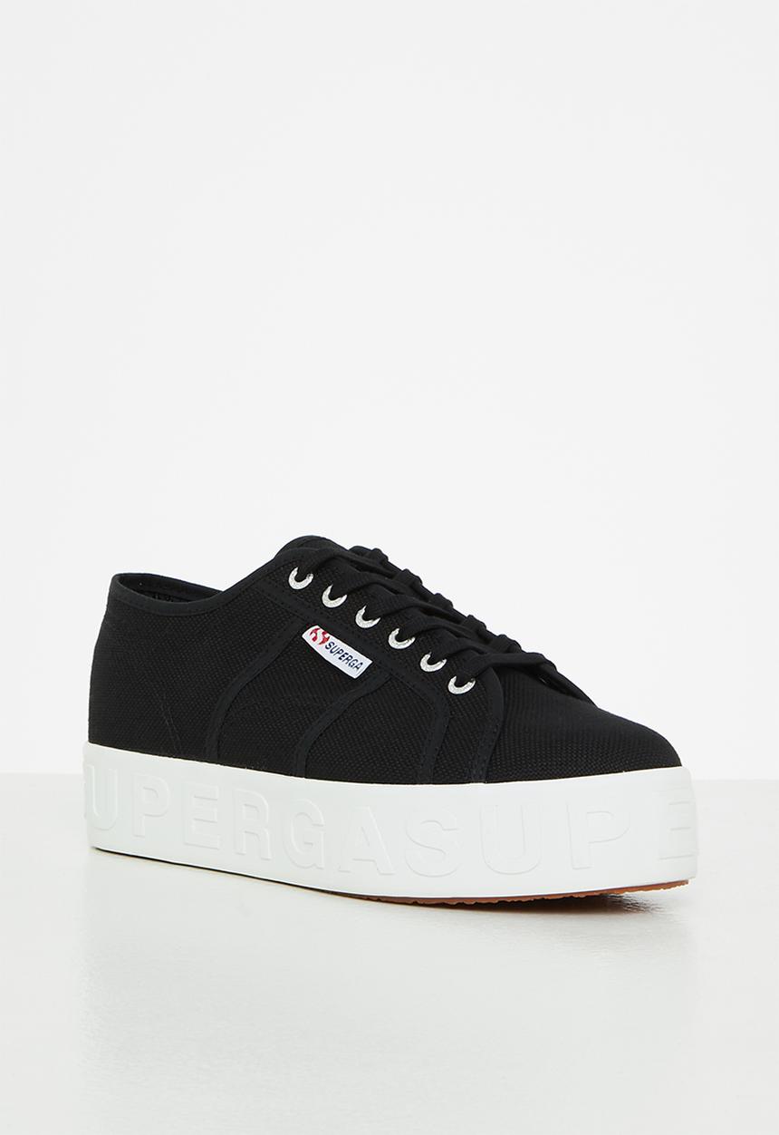 SUPERGA - 2790 shiny 3d lettering - 999 black