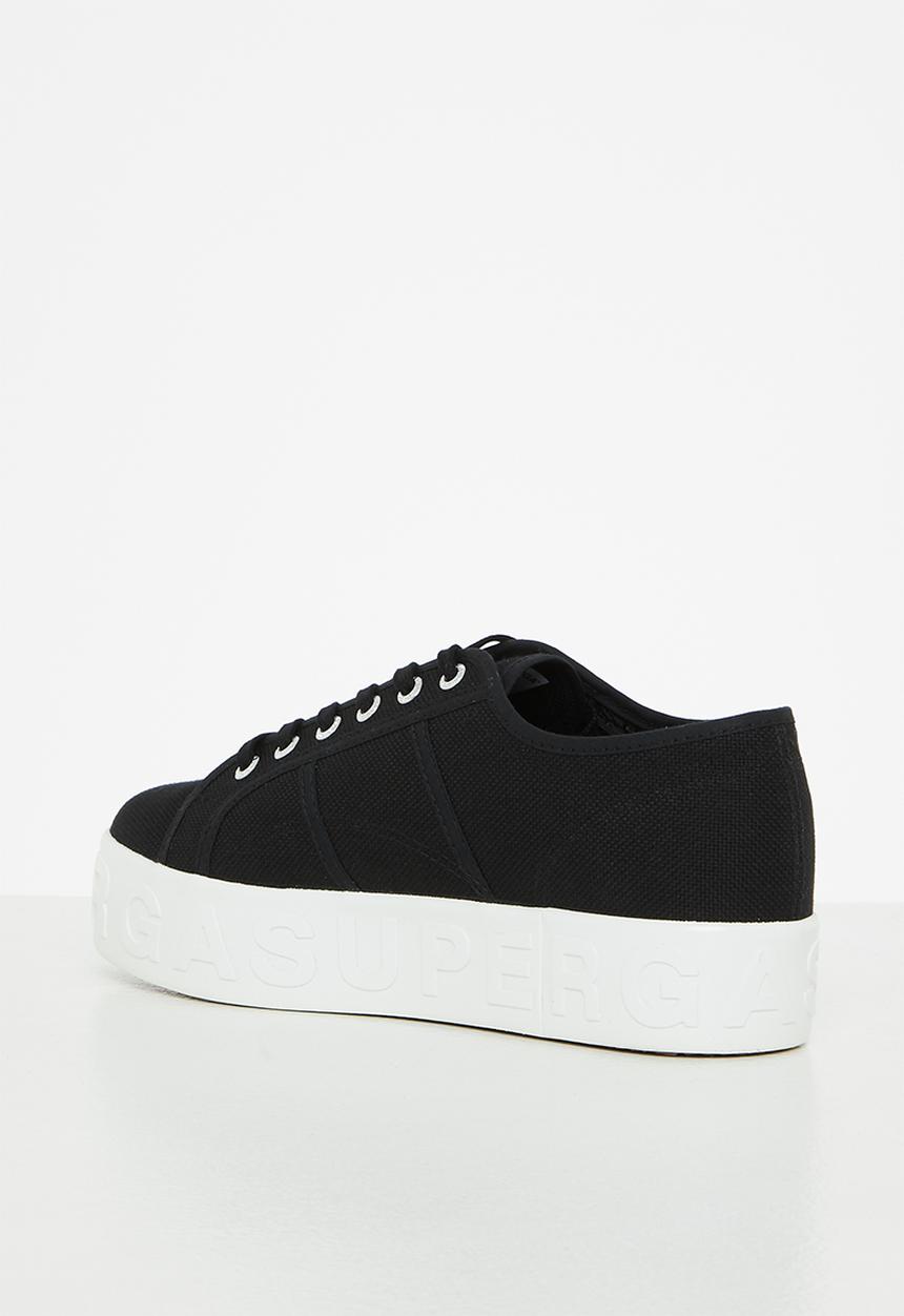 SUPERGA - 2790 shiny 3d lettering - 999 black