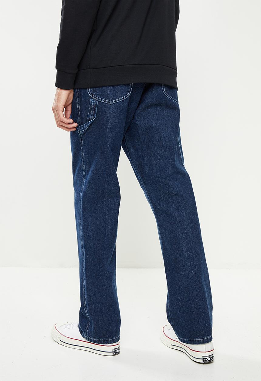 Lee  - Boss of the road relaxed fit utility jeans - blue