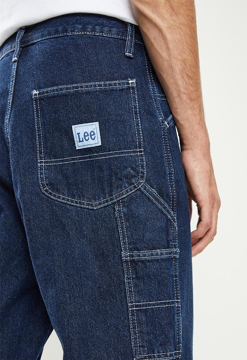 Lee  - Boss of the road relaxed fit utility jeans - blue