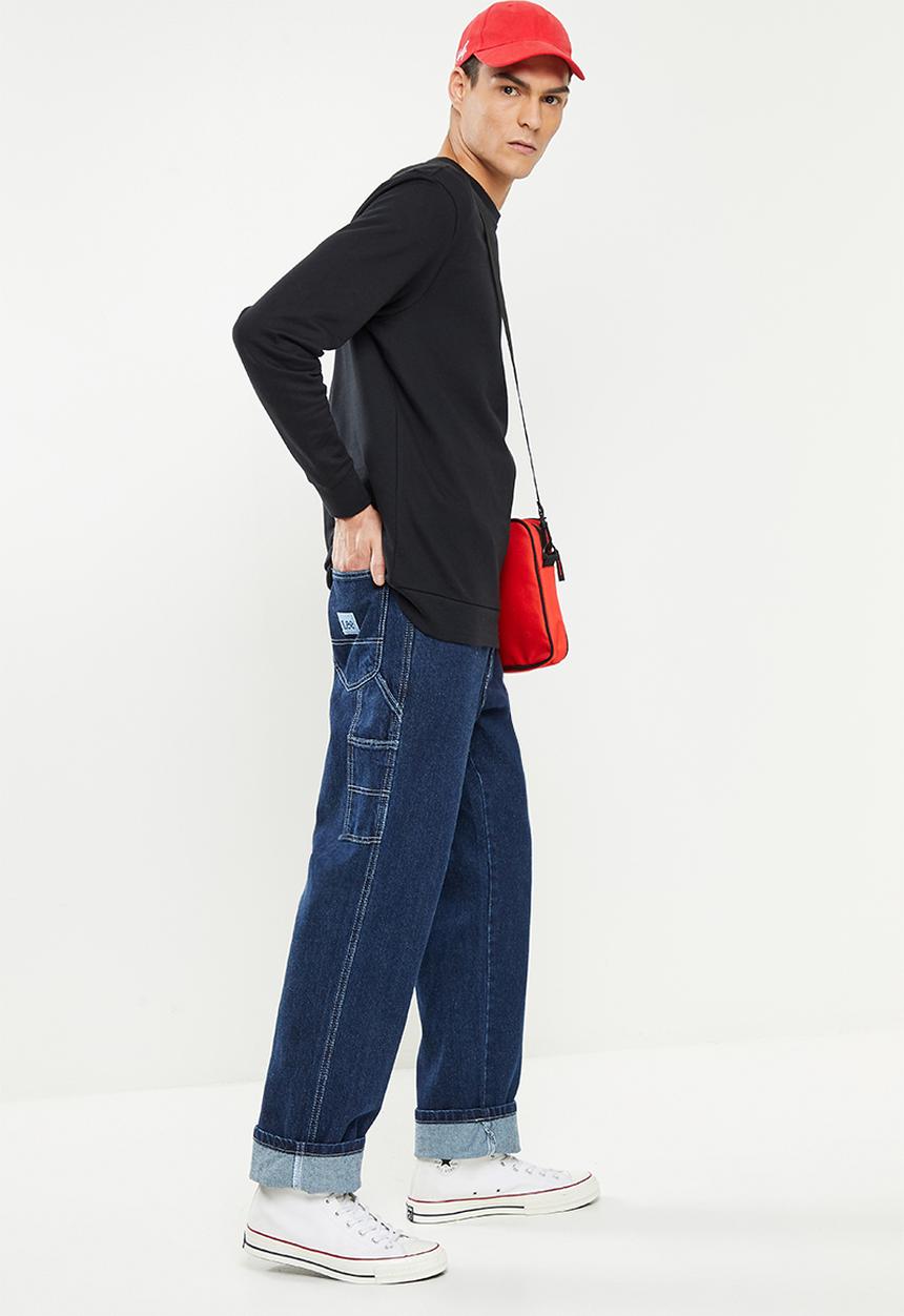 Lee  - Boss of the road relaxed fit utility jeans - blue