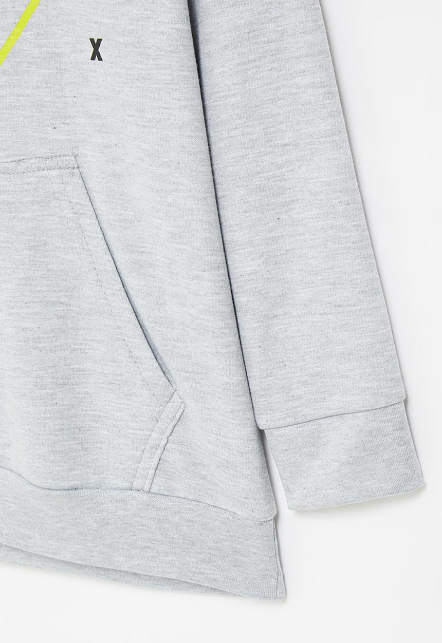 Fox - 7 Points pullover - heather grey