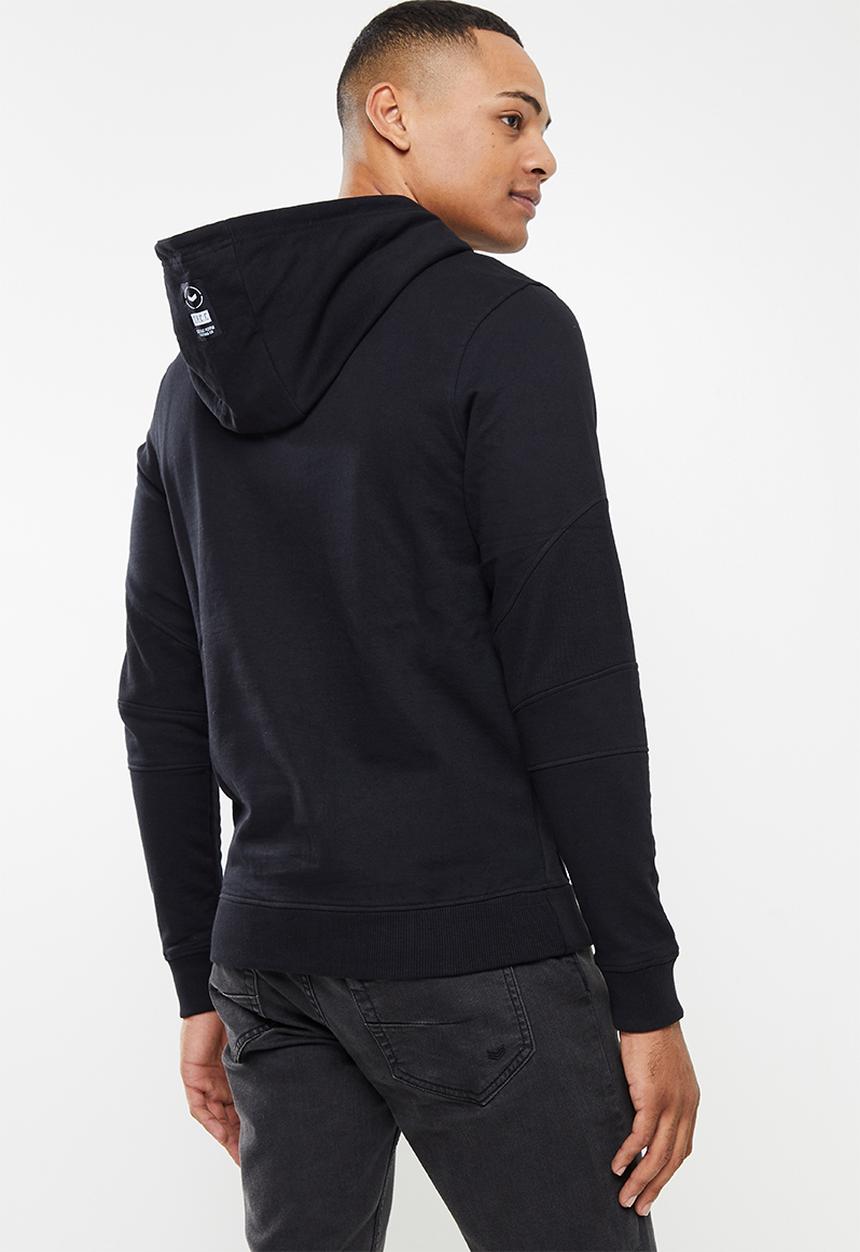 S.P.C.C - Myers regular fit pullover hoodie  - black