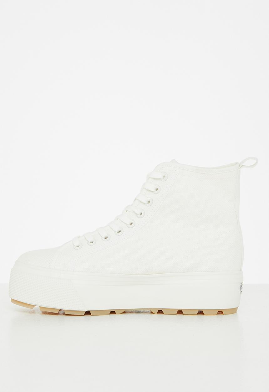 SUPERGA - 2705 hit top tank - agf white avorio milkey
