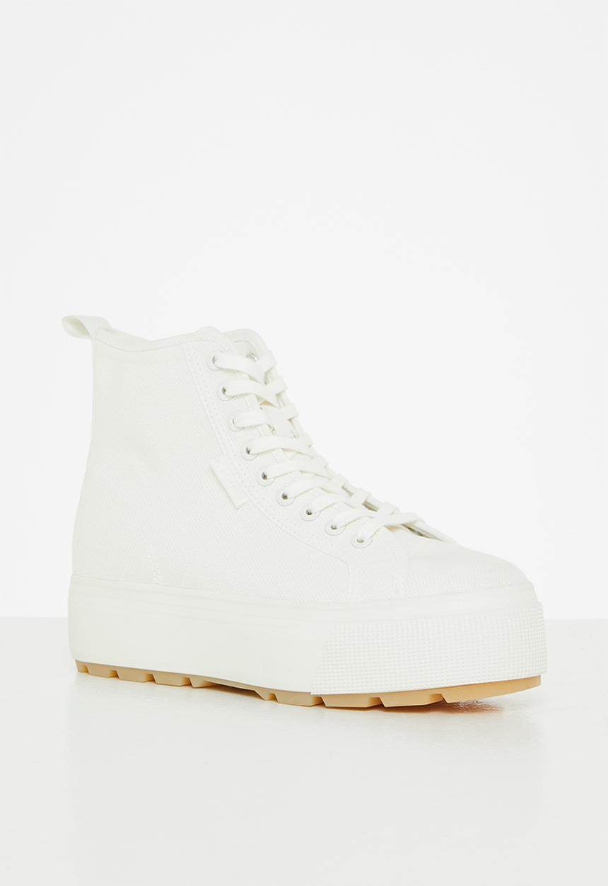 SUPERGA - 2705 hit top tank - agf white avorio milkey