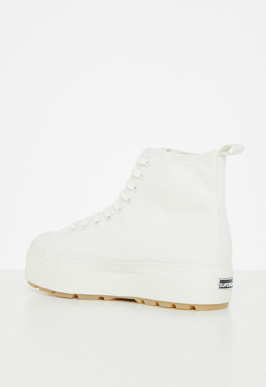 SUPERGA - 2705 hit top tank - agf white avorio milkey