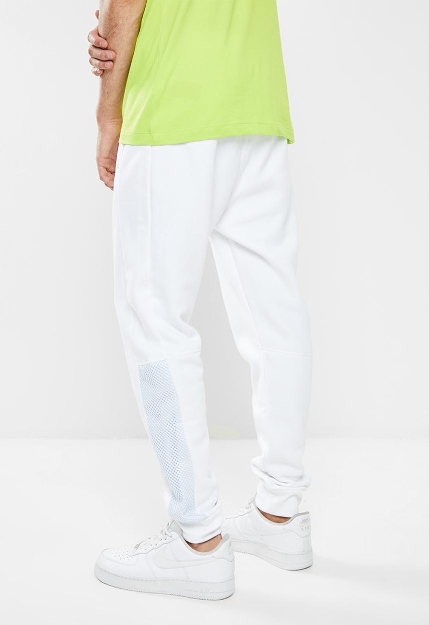 Nike - NSW Air Brushed Back Fleece Jogger - White