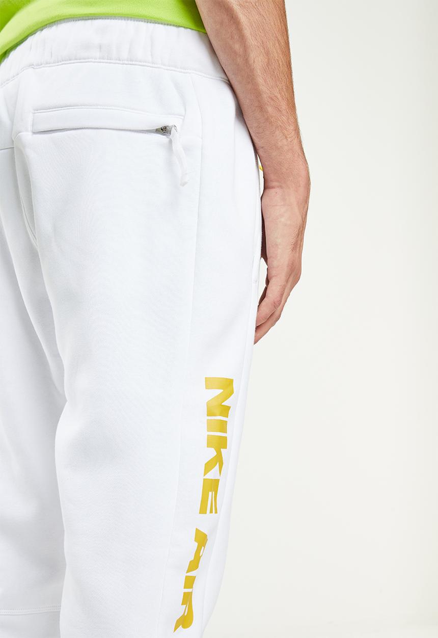 Nike - NSW Air Brushed Back Fleece Jogger - White