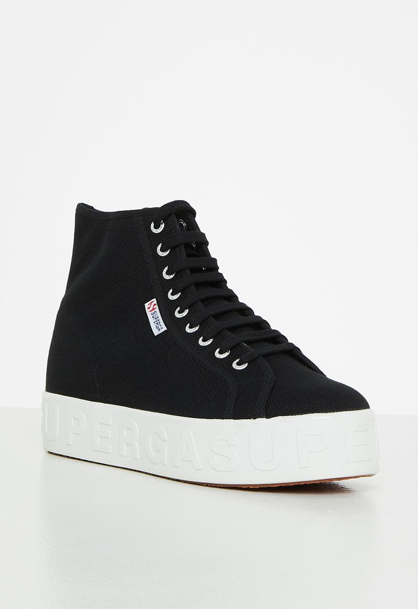 SUPERGA - 2705 shiny lettering - 999 black