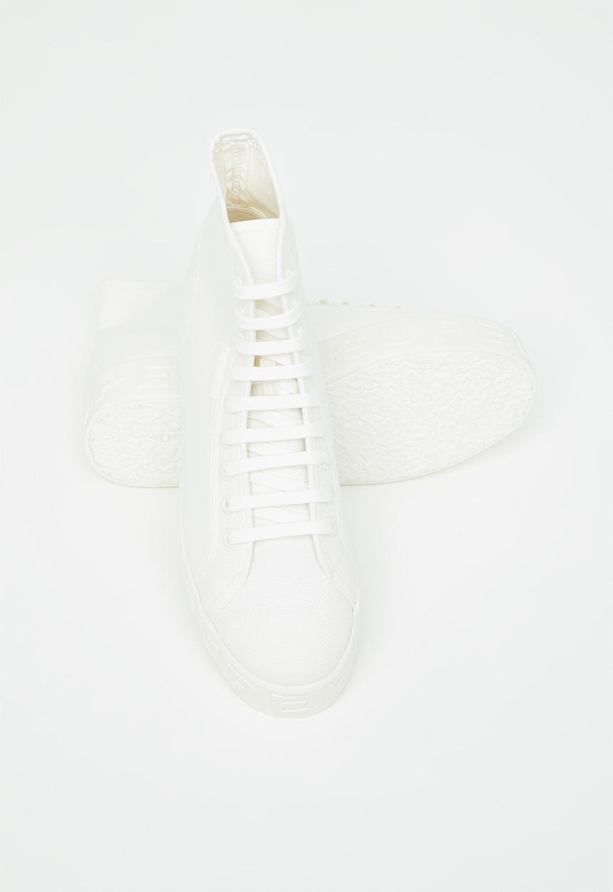 SUPERGA - 2705 shiny lettering - ab7 total white avorio