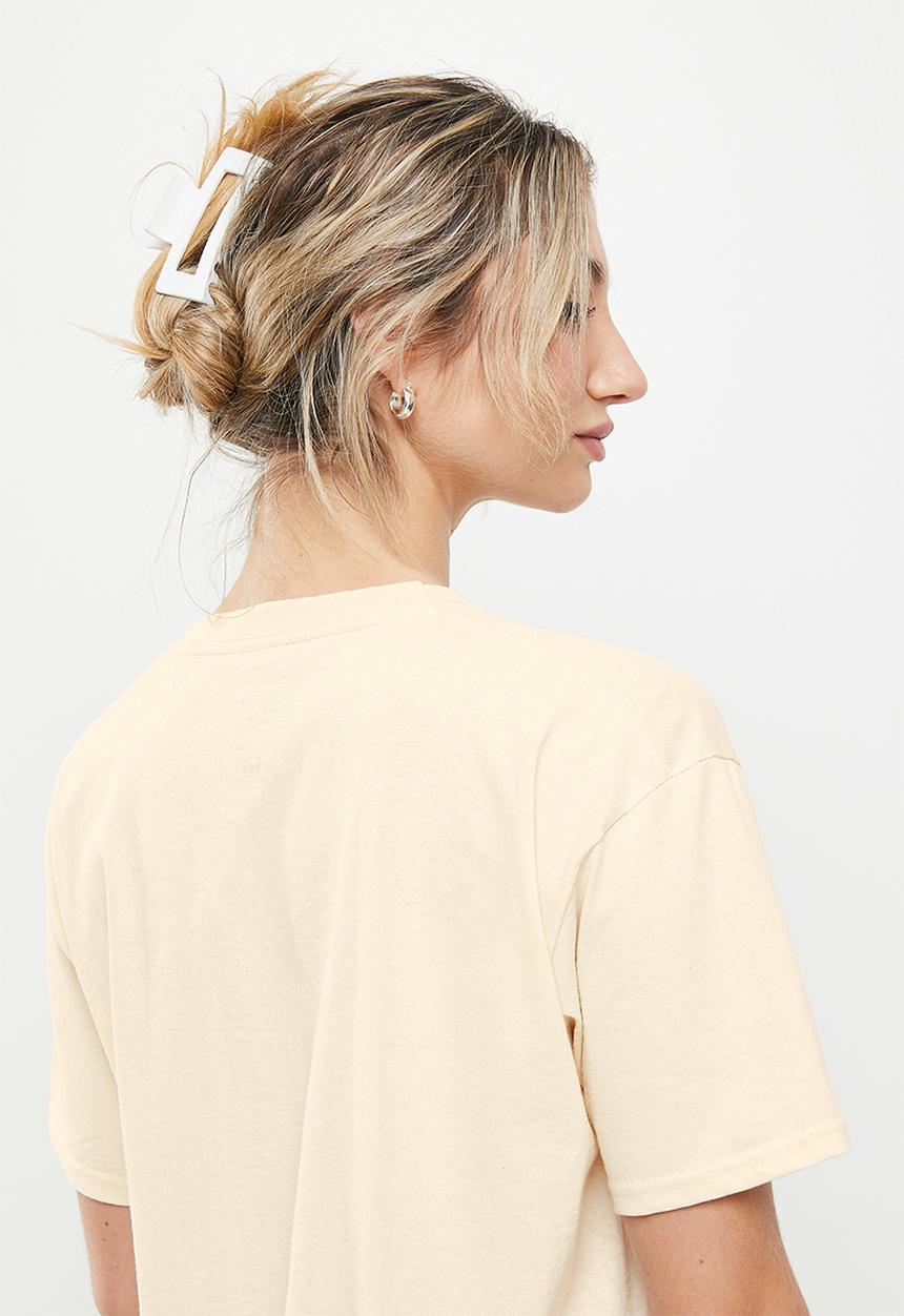 Daisy Street - Bear lake tyler tee - natural