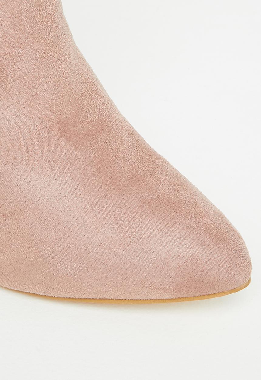 Seduction - Set back heeled ankle boot - mink