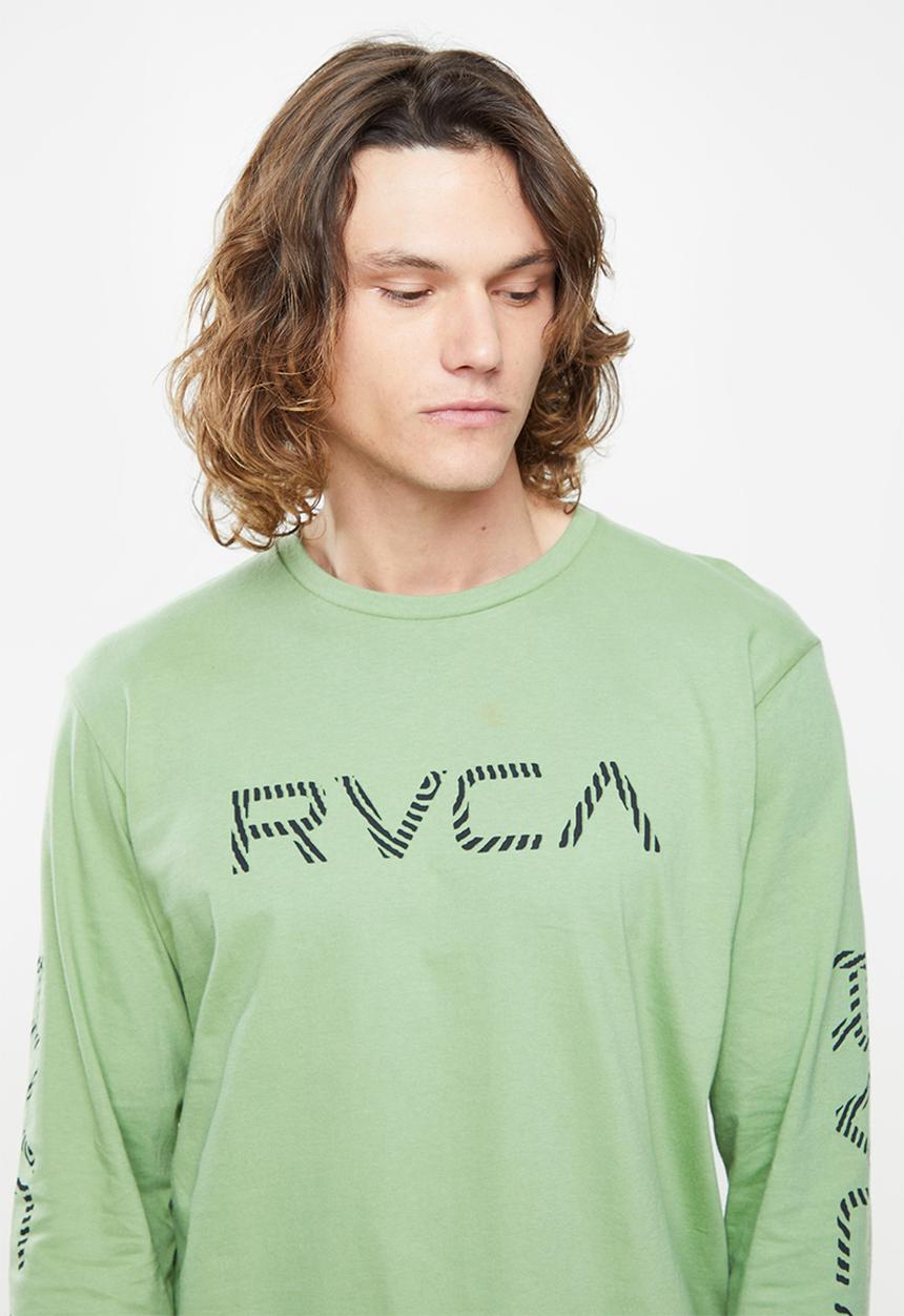 RVCA - Big fills long sleeve - spinach