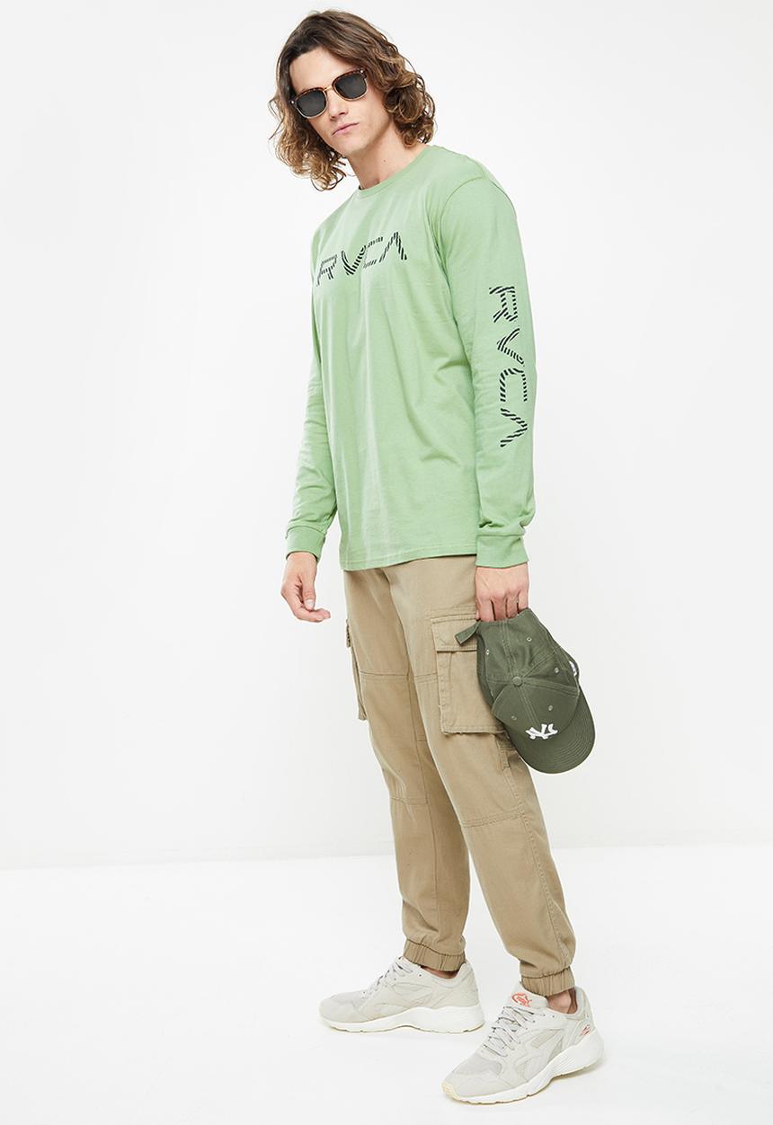RVCA - Big fills long sleeve - spinach