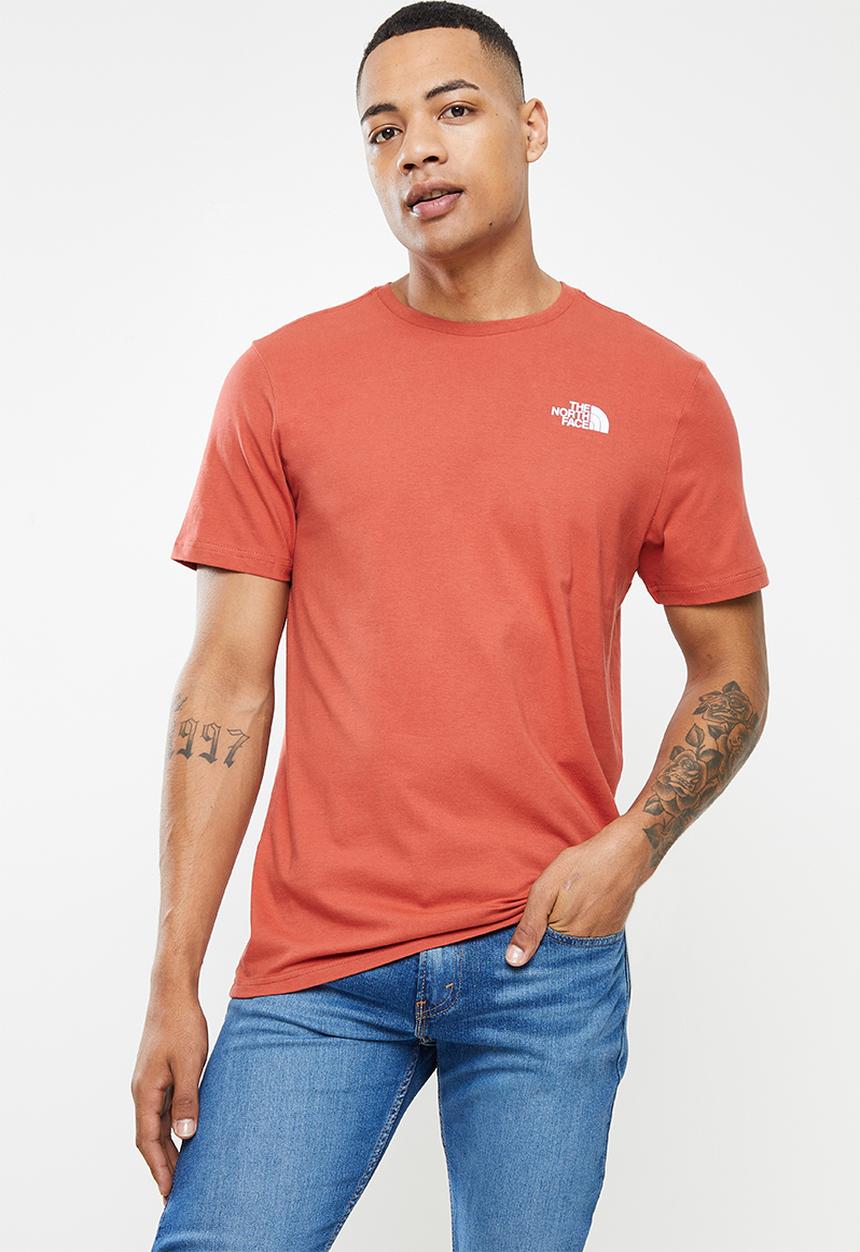 The North Face - M short sleeve redbox tee - red