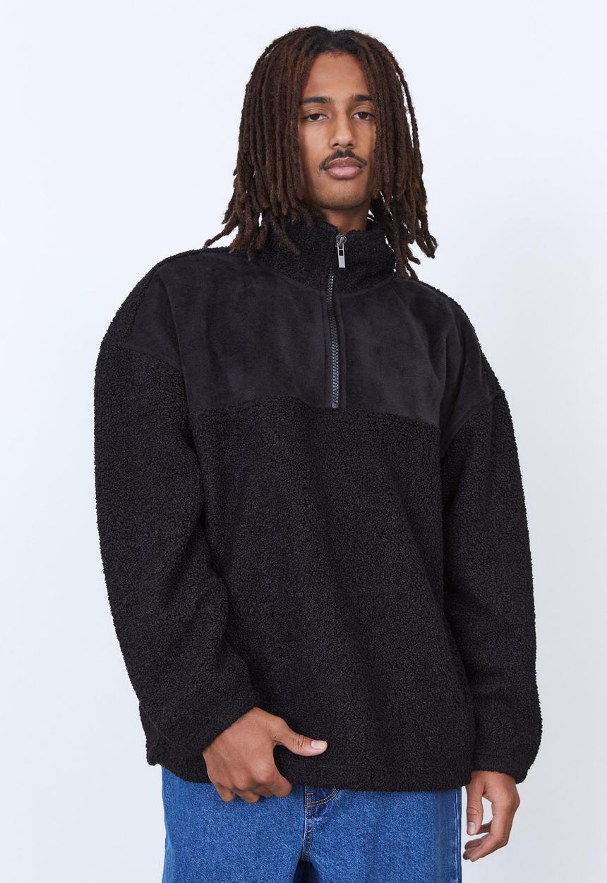 Factorie - Teddy pullover - black
