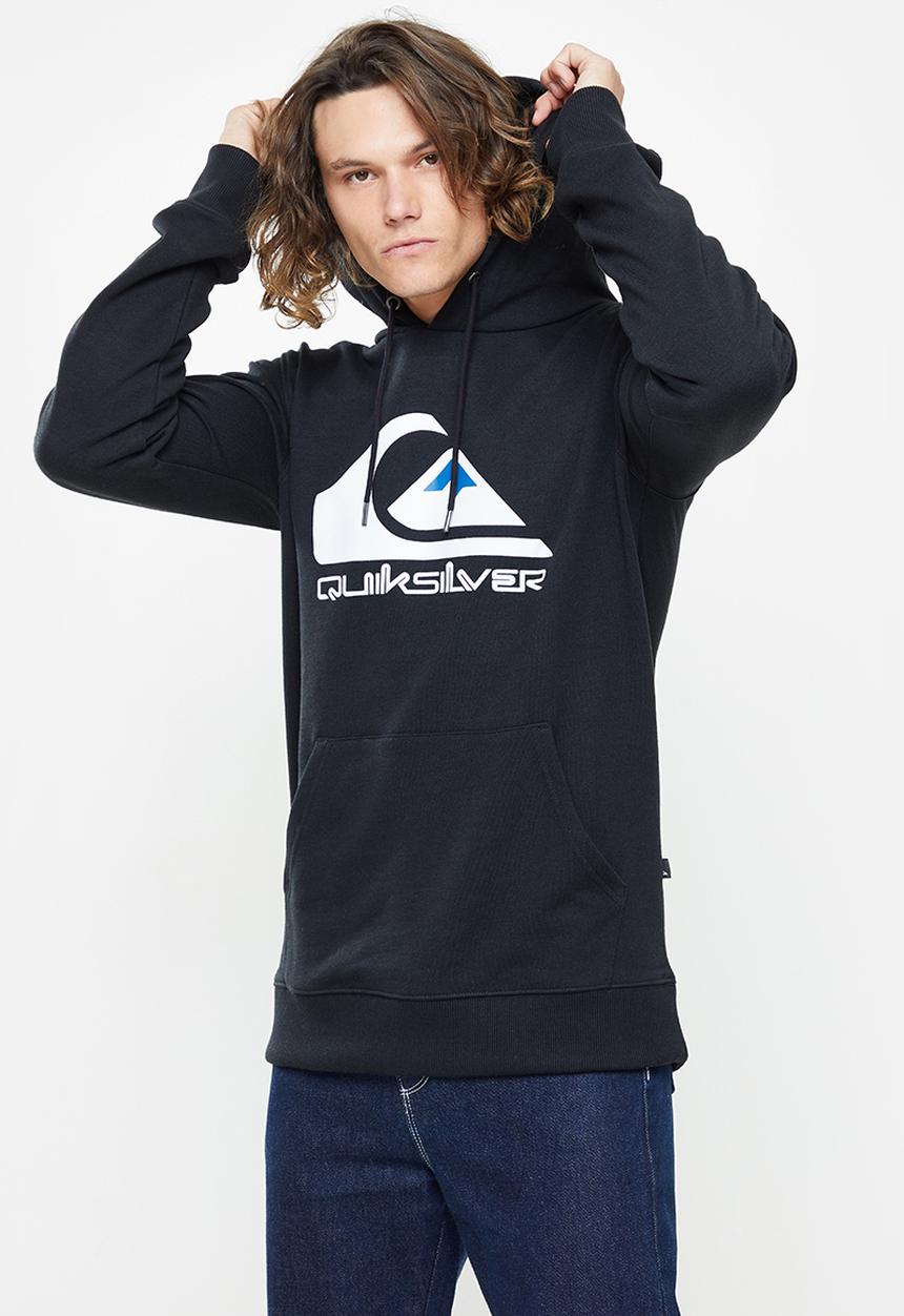 Quiksilver - Big logo hoodie - black
