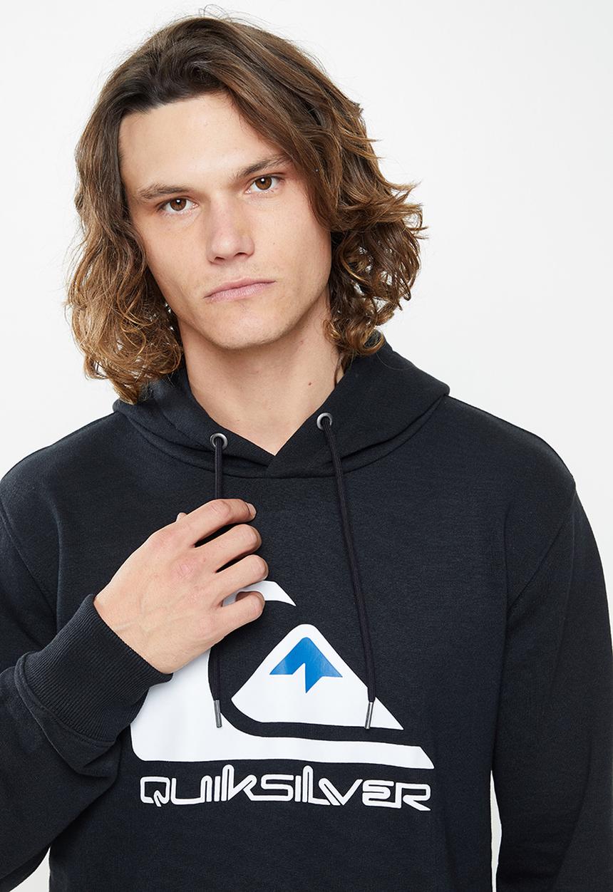 Quiksilver - Big logo hoodie - black