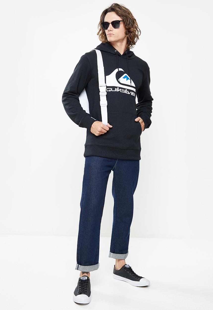 Quiksilver - Big logo hoodie - black
