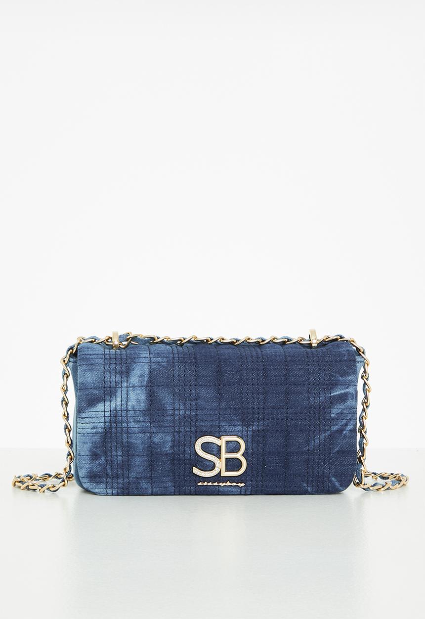 SISSY BOY - Square quilted crossbody - blue