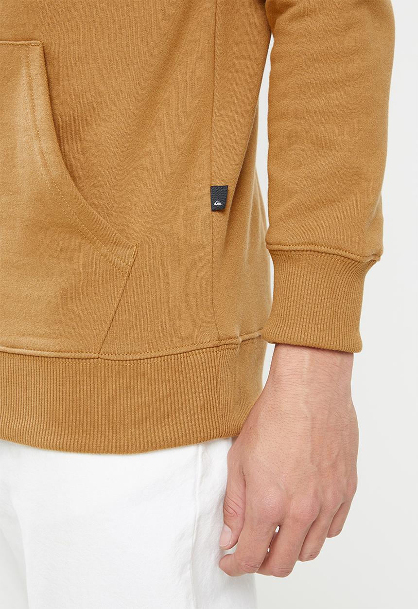 Quiksilver - Big logo hoodie - chipmunk