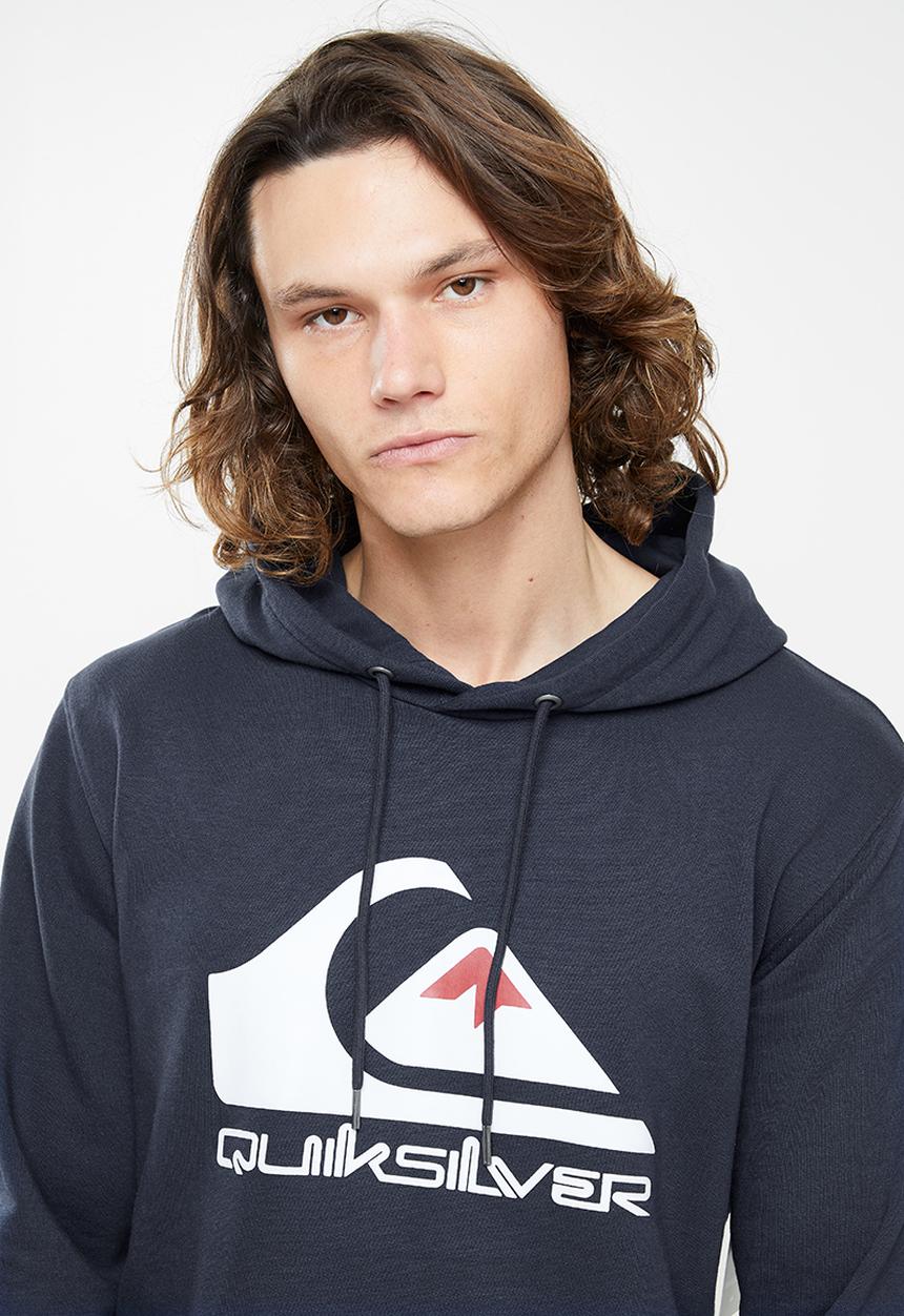 Quiksilver - Big logo hoodie - navy blazer