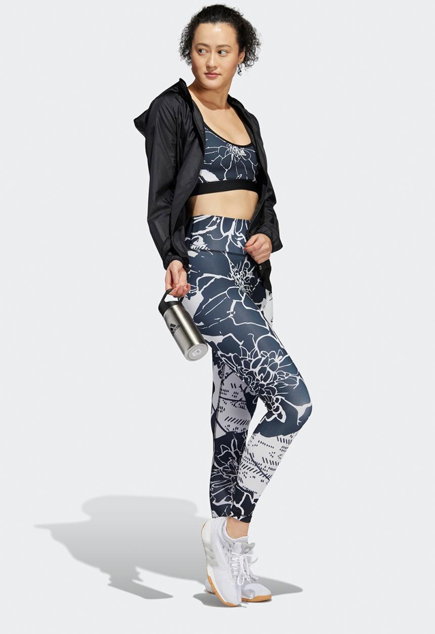 adidas Performance - Vf flower 7/8 tights - black