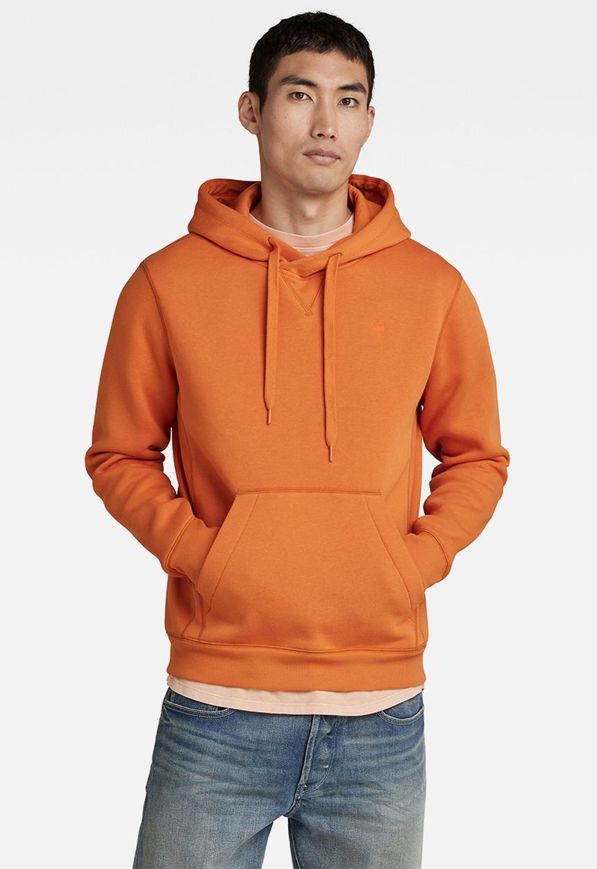 G-STAR - Premium core hood long sleeve - orange