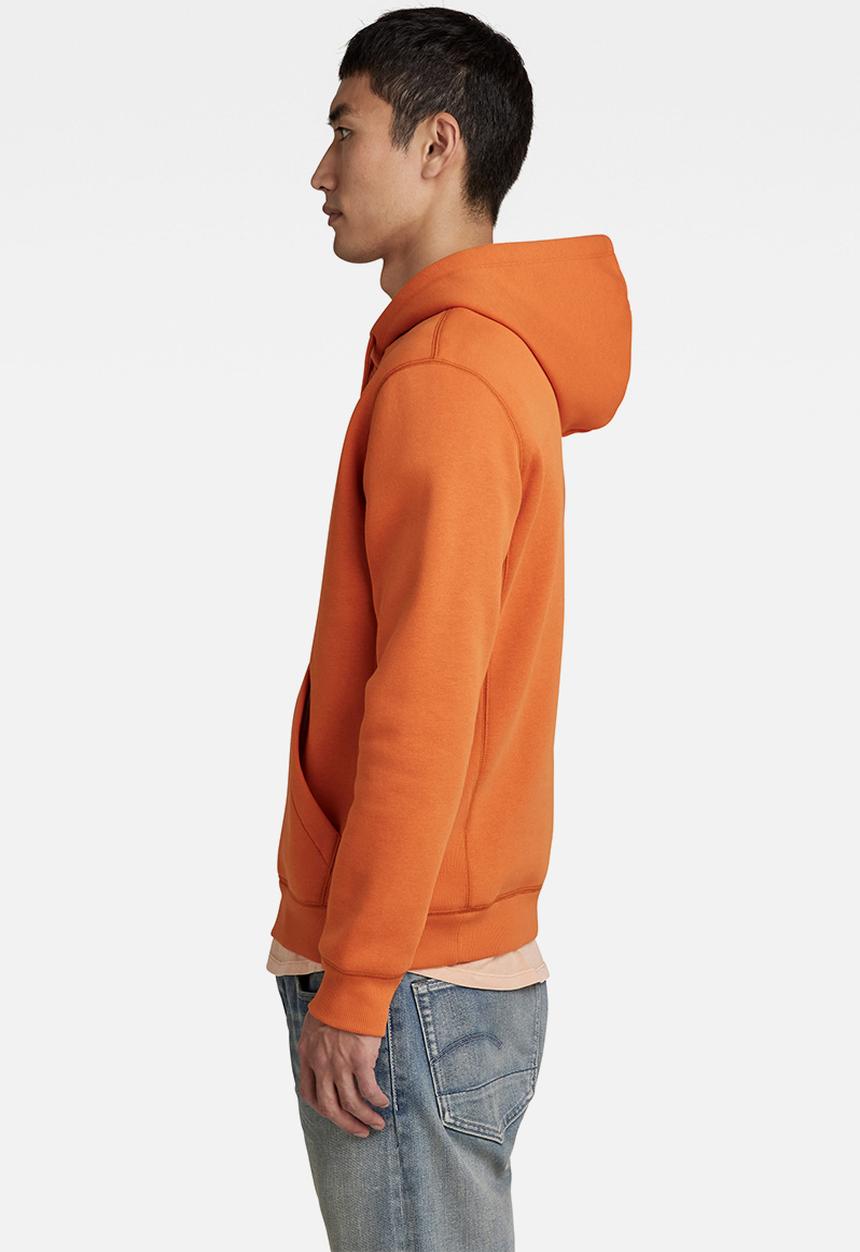 G-STAR - Premium core hood long sleeve - orange